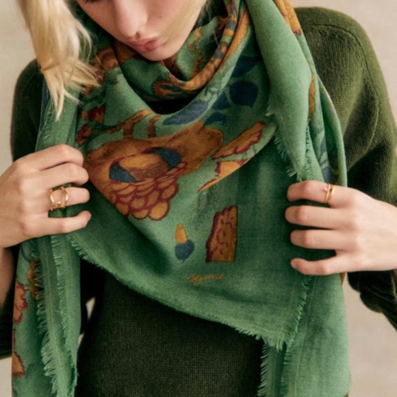 Sezane Accessories - ISO Sezane Pio Scarf Sea Green